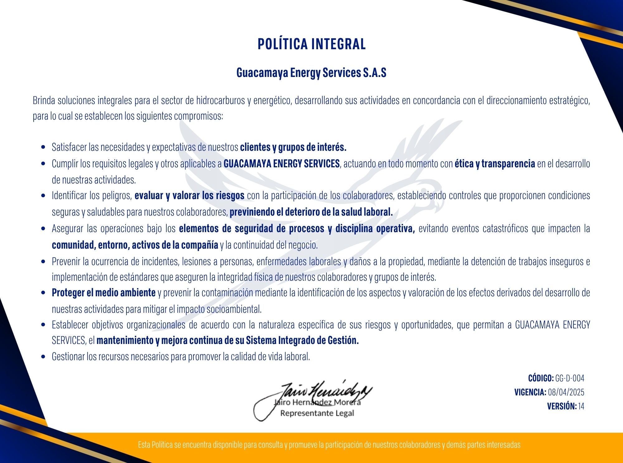 Política Integral